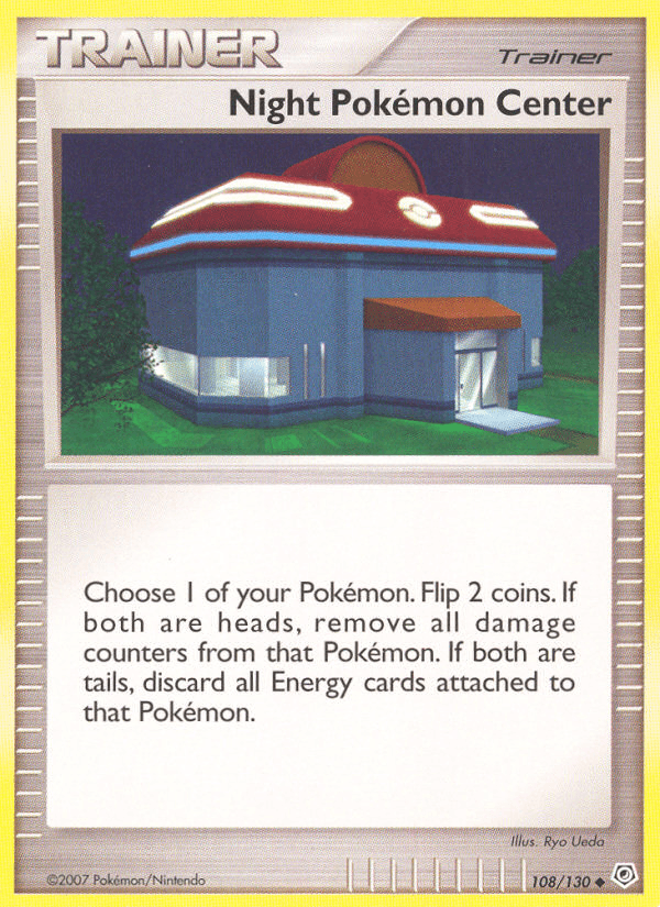 Night Pokémon Center — Diamond & Pearl #108