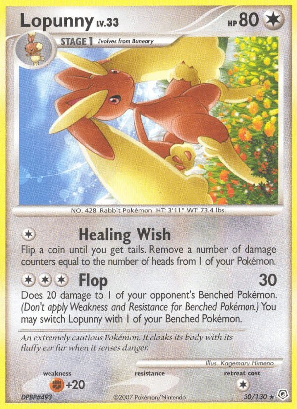 Lopunny — Diamond & Pearl #30