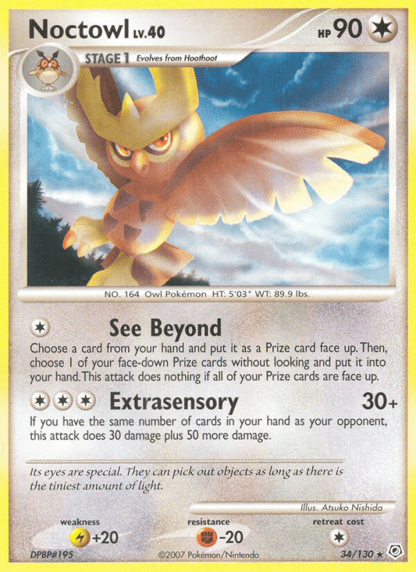 Noctowl — Diamond & Pearl #34