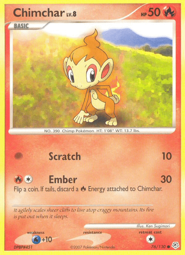 Chimchar — Diamond & Pearl #76