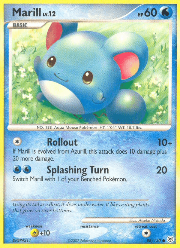 Marill — Diamond & Pearl #88