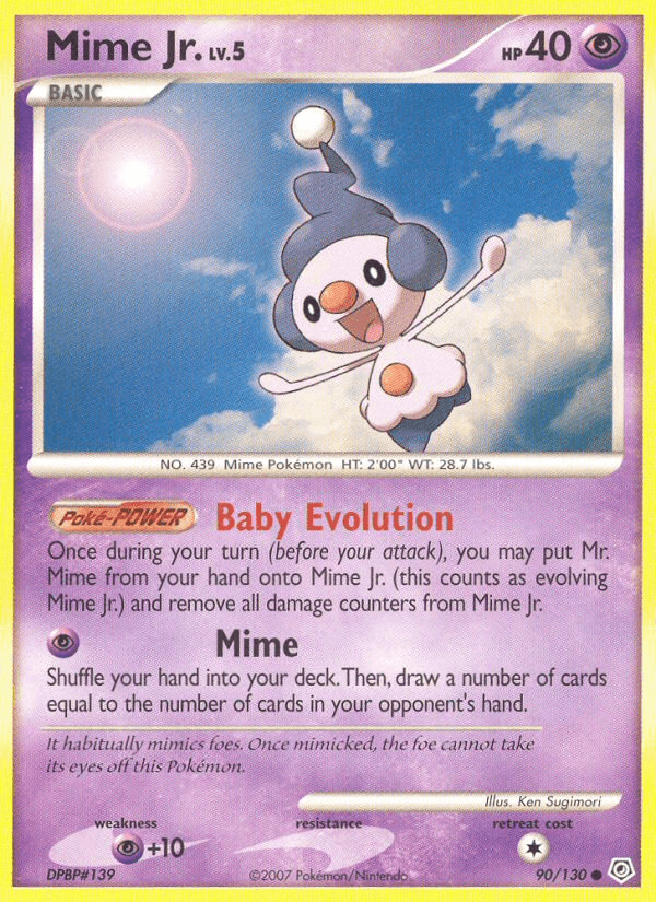 Mime Jr. — Diamond & Pearl #90