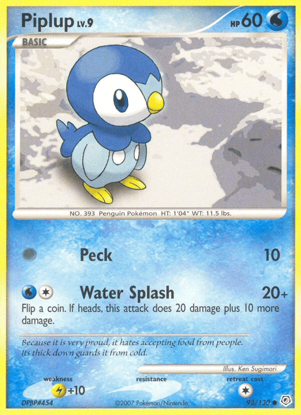 Piplup — Diamond & Pearl #93