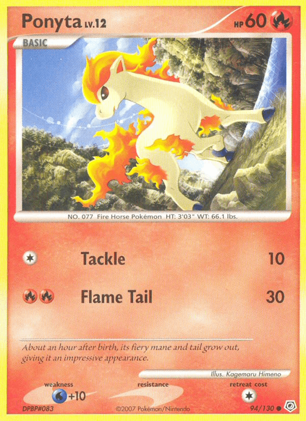 Ponyta — Diamond & Pearl #94