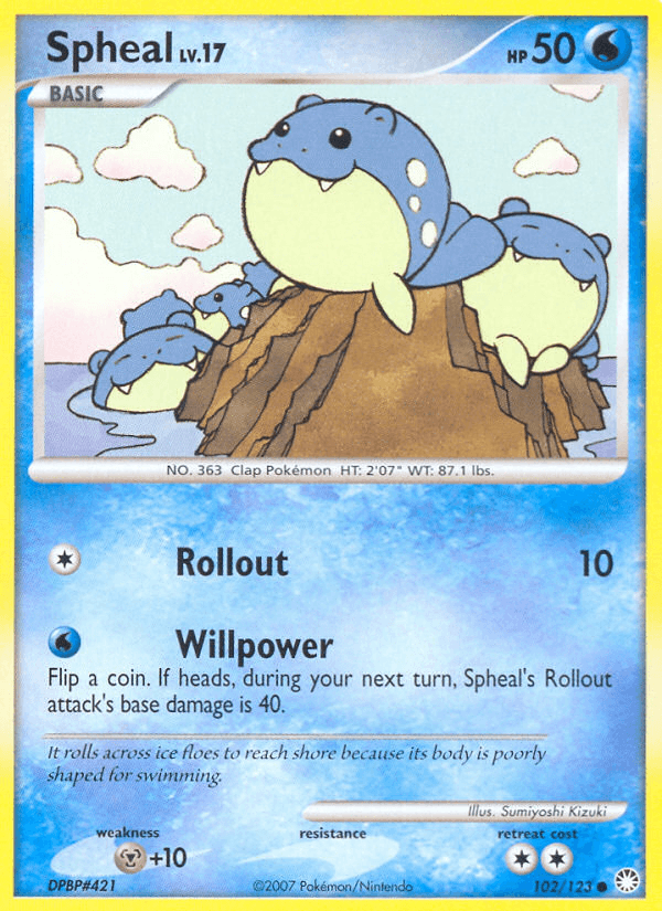 Spheal — Mysterious Treasures #102