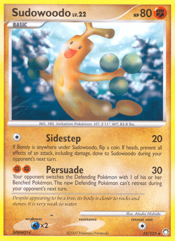 Sudowoodo — Mysterious Treasures #35