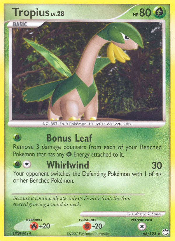 Tropius — Mysterious Treasures #64