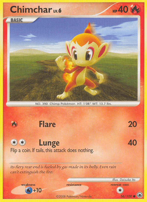 Chimchar — Majestic Dawn #56