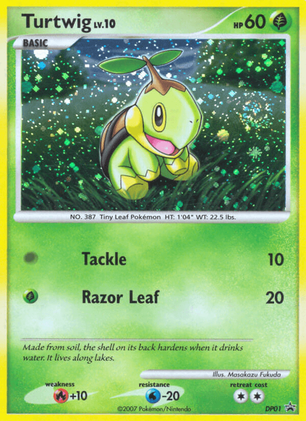 Turtwig — DP Black Star Promos #DP01