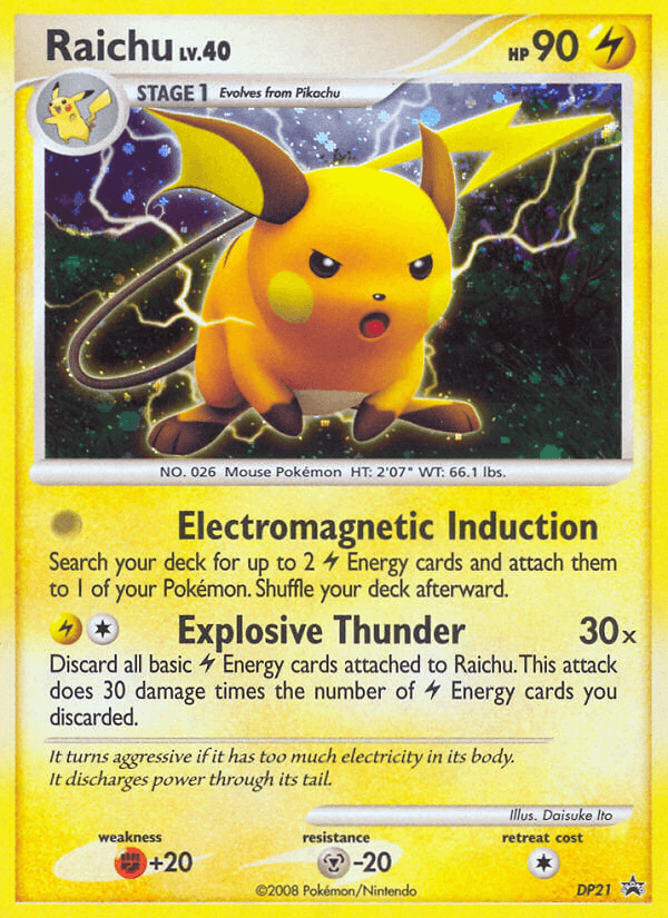 Raichu — DP Black Star Promos #DP21