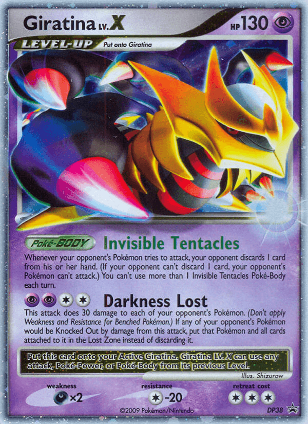 Giratina LV.X — DP Black Star Promos #DP38