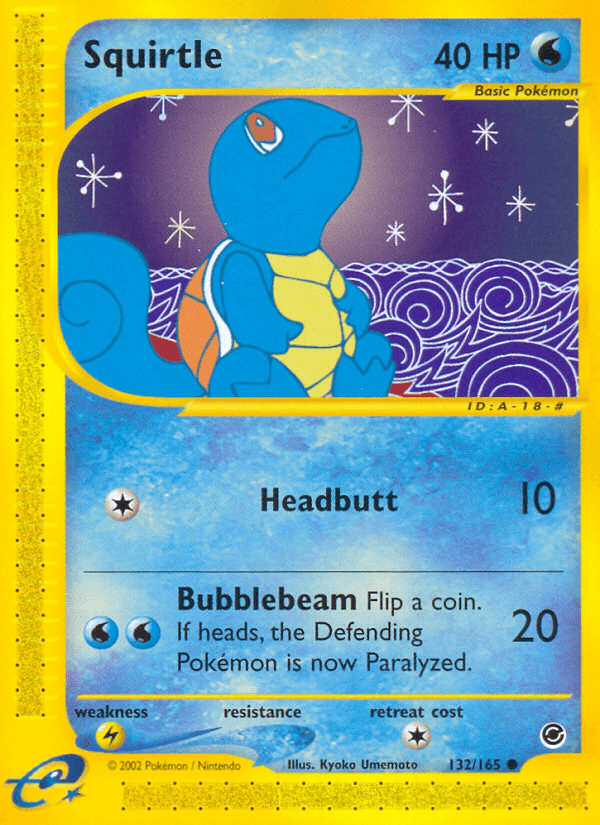 Squirtle — Expedition Base Set #132