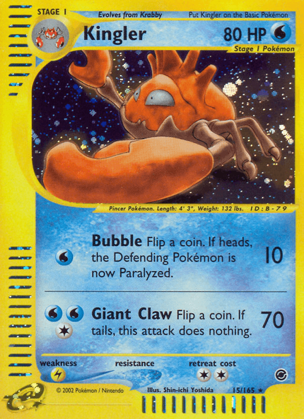 Kingler — Expedition Base Set #15