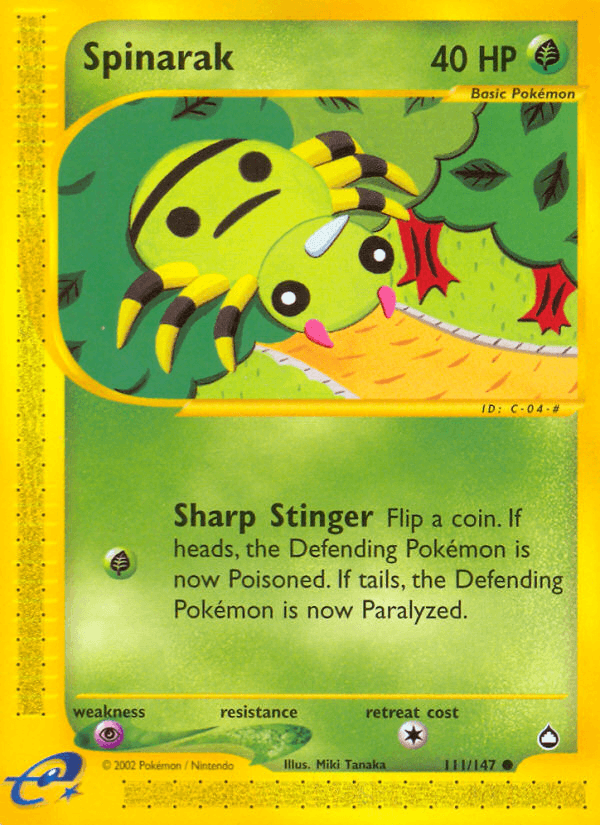 Spinarak — Aquapolis #111