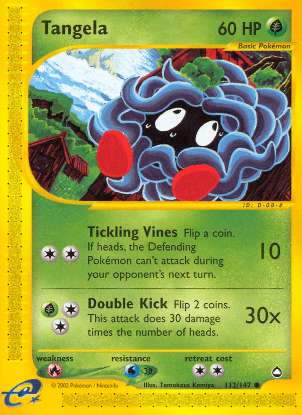 Tangela — Aquapolis #112