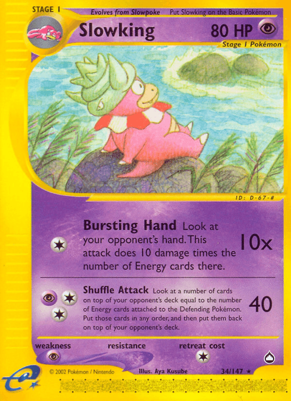 Slowking — Aquapolis #34