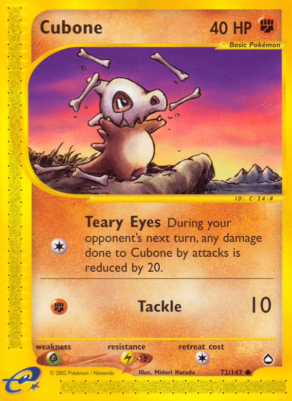 Cubone — Aquapolis #72