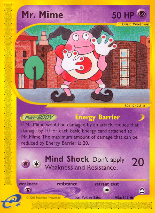 Mr. Mime — Aquapolis #95