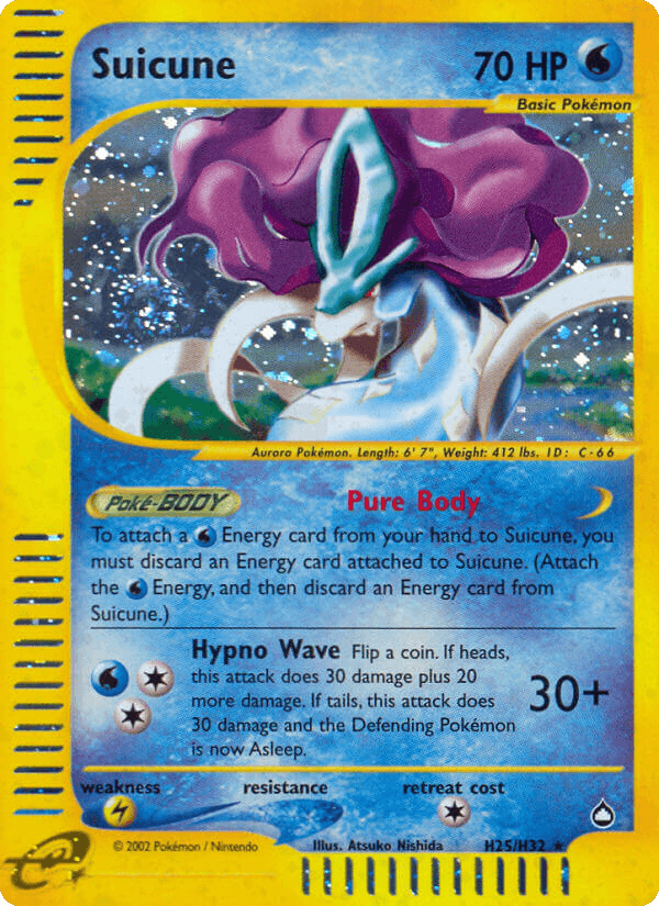 Suicune — Aquapolis #H25