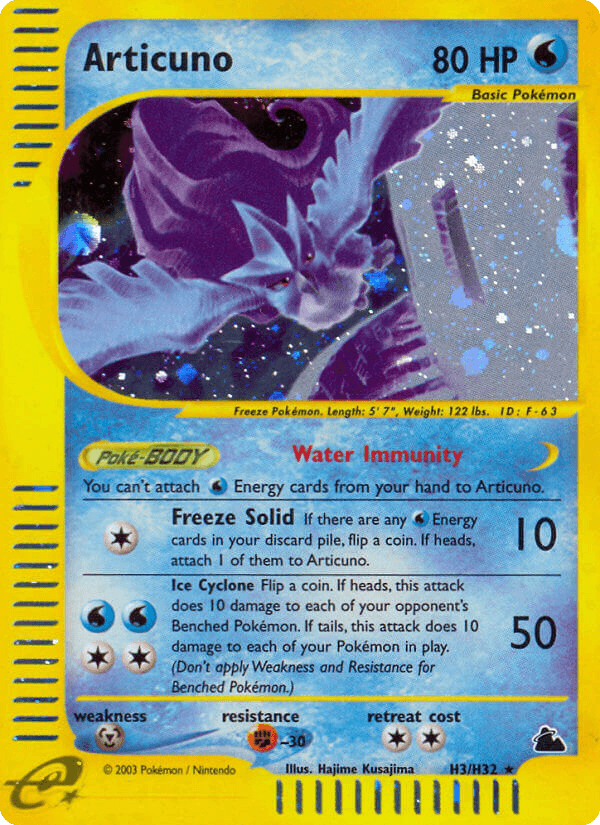 Articuno — Skyridge #H3