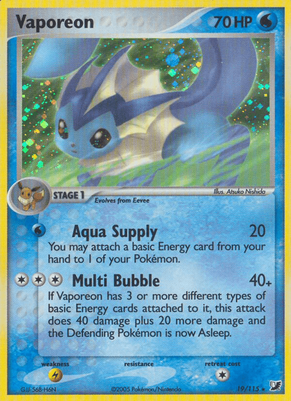 Vaporeon — Unseen Forces #19