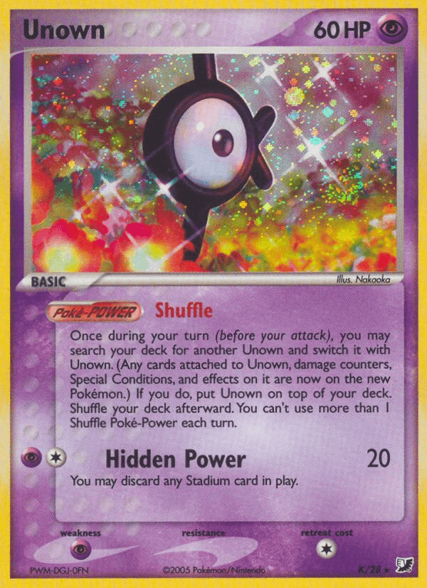 Unown — Unseen Forces #K