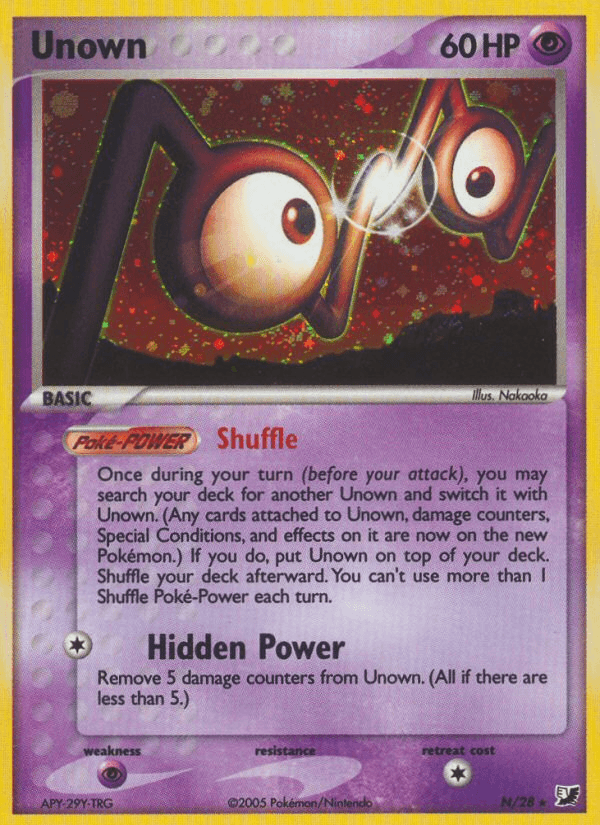 Unown — Unseen Forces #N