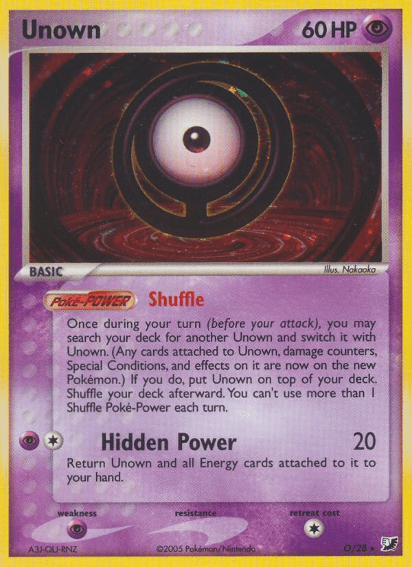 Unown — Unseen Forces #O