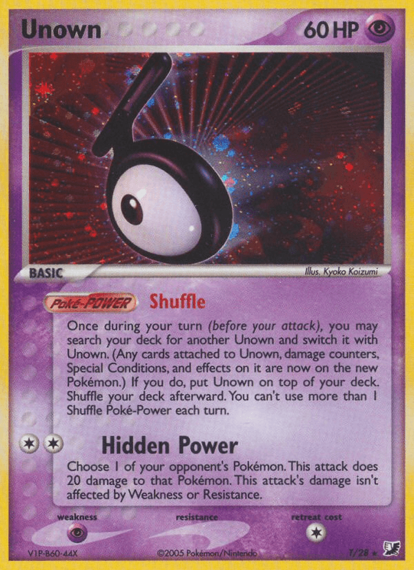 Unown — Unseen Forces #T