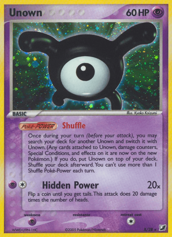 Unown — Unseen Forces #X