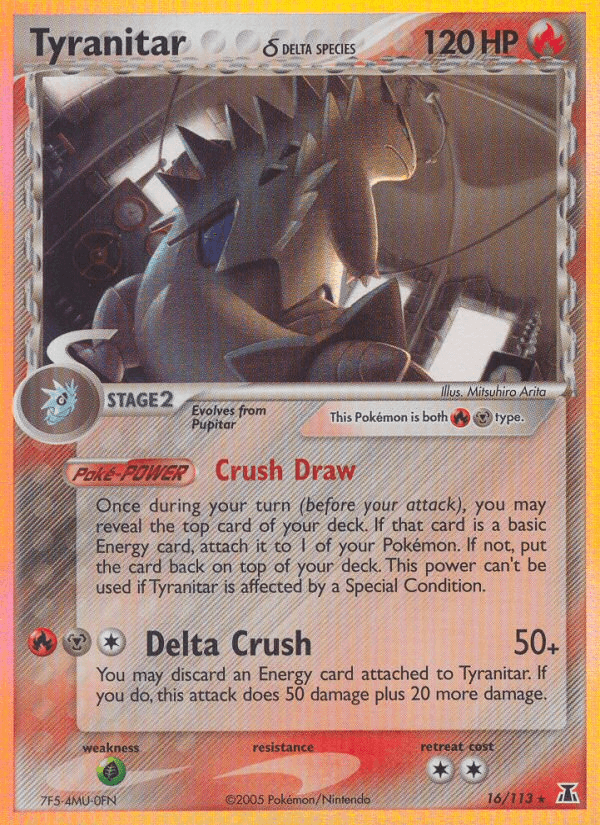 Tyranitar δ — Delta Species #16