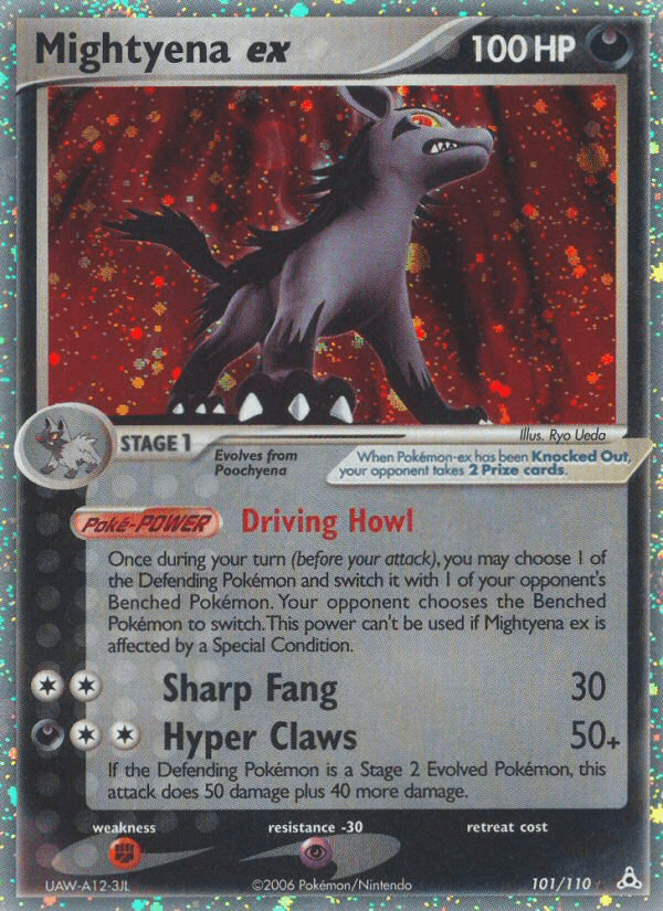 Mightyena ex — Holon Phantoms #101