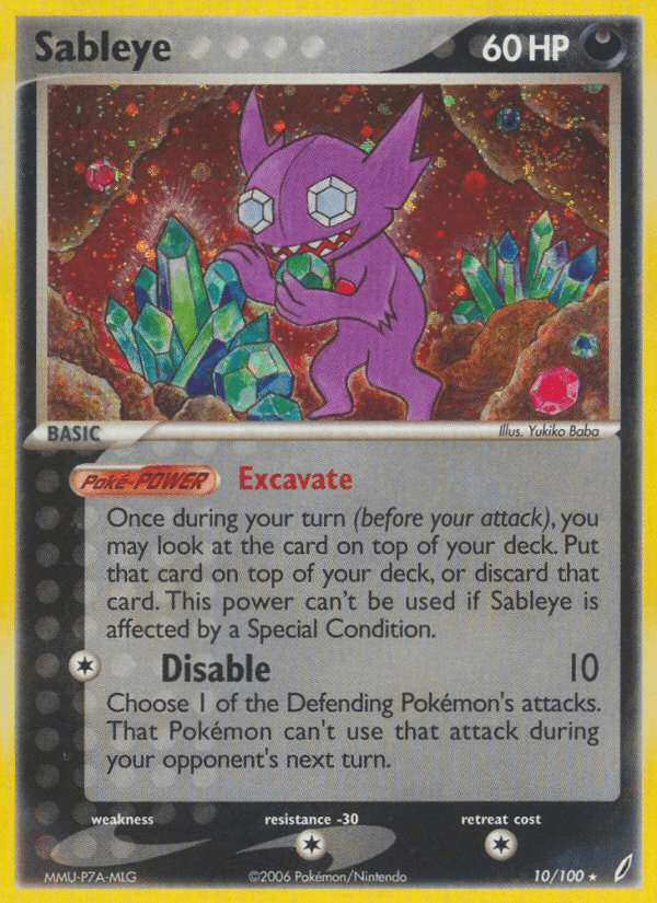 Sableye — Crystal Guardians #10