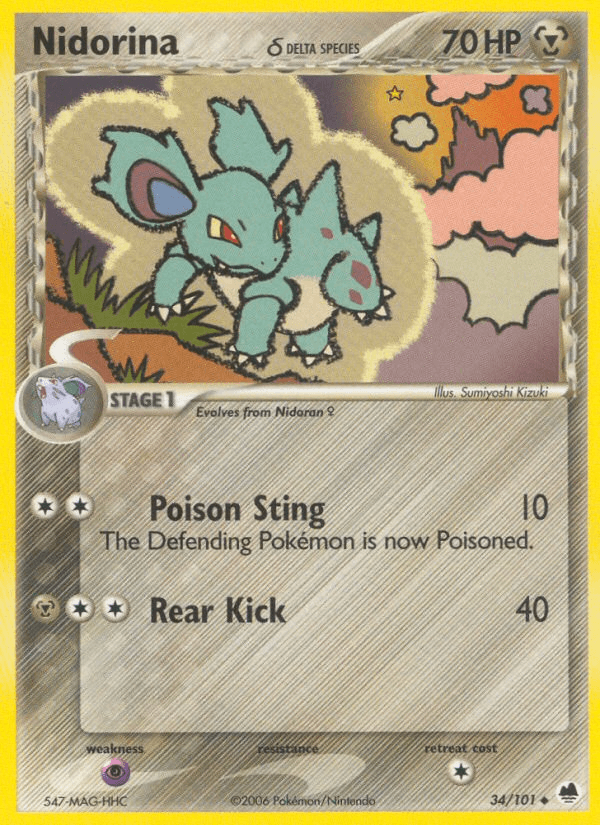 Nidorina δ — Dragon Frontiers #34