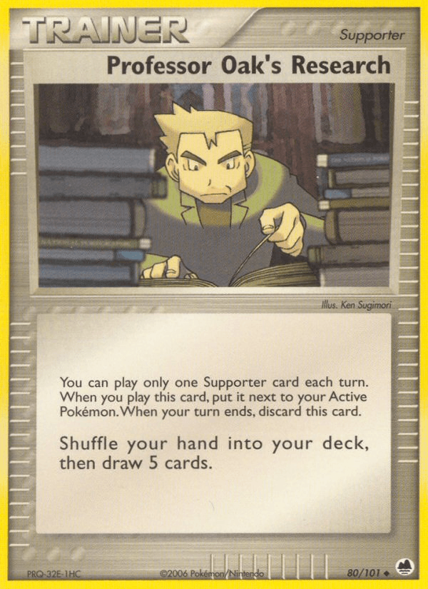 Professor Oak's Research — Dragon Frontiers #80