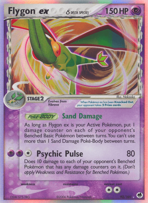 Flygon ex δ — Dragon Frontiers #92