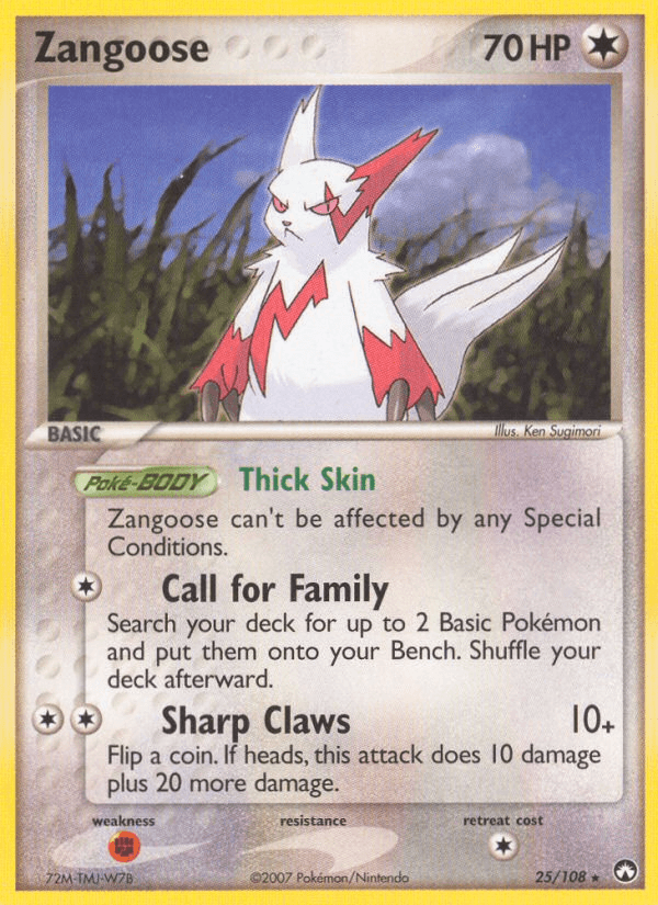 Zangoose — Power Keepers #25
