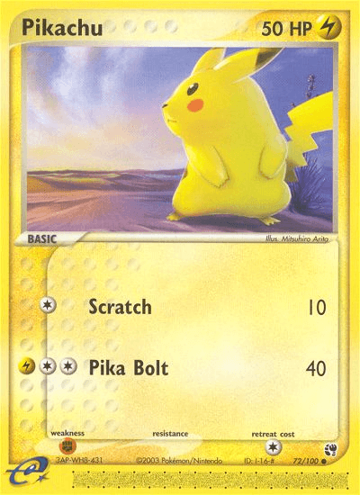 Pikachu — Sandstorm #72