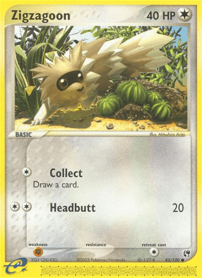 Zigzagoon — Sandstorm #85