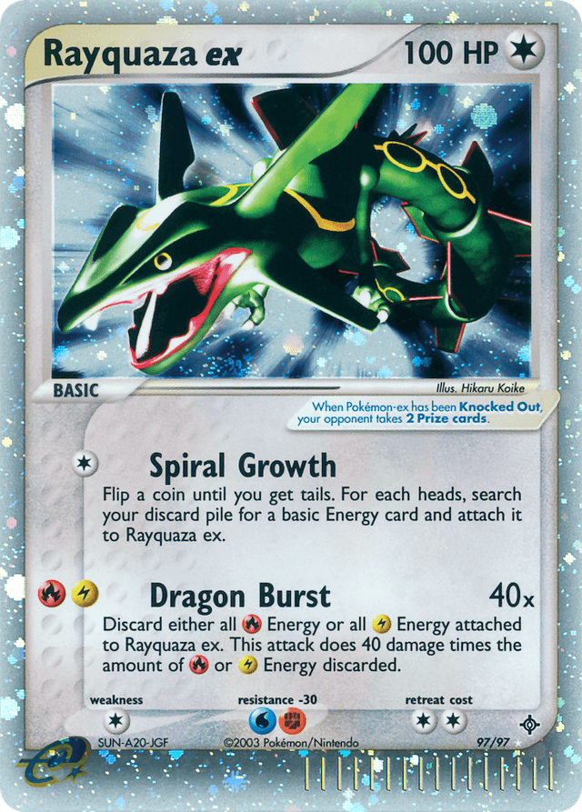 Rayquaza ex — Dragon #97