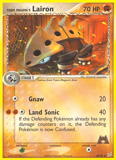 Team Magma's Lairon — Team Magma vs Team Aqua #36