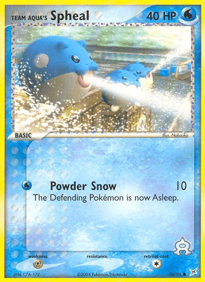 Team Aqua's Spheal — Team Magma vs Team Aqua #56