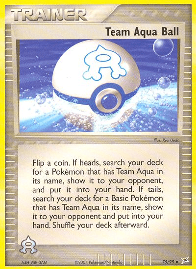 Team Aqua Ball — Team Magma vs Team Aqua #75
