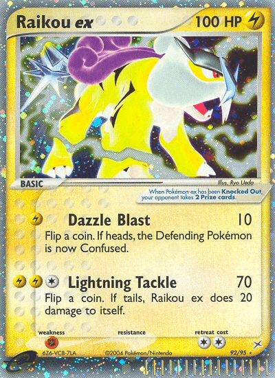 Raikou ex — Team Magma vs Team Aqua #92