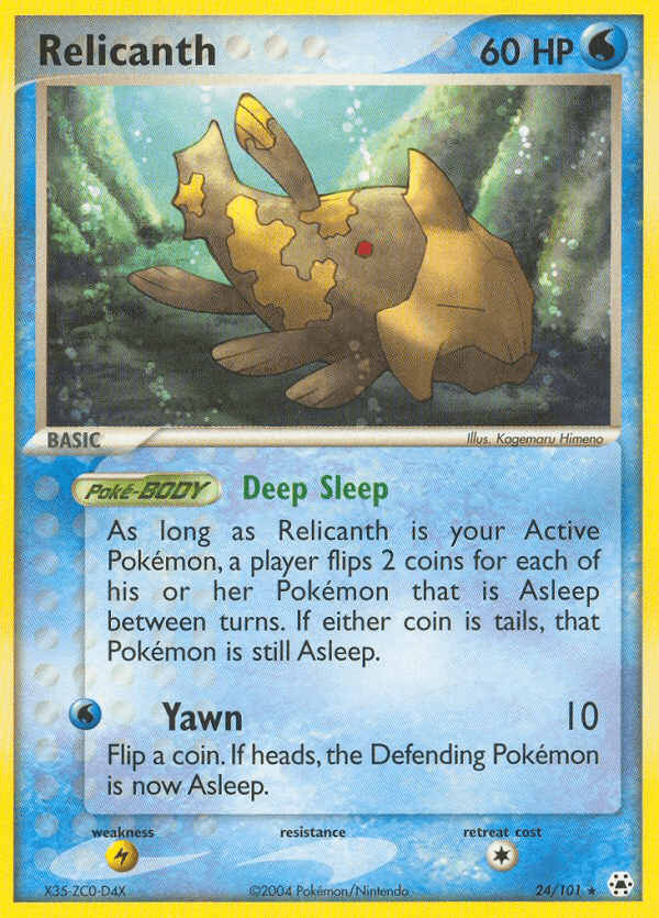 Relicanth — Hidden Legends #24