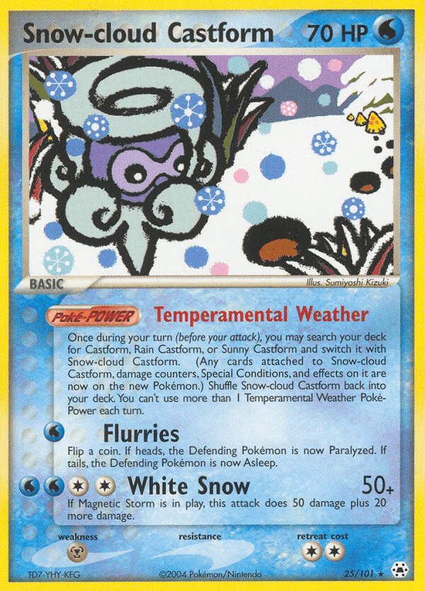 Snow-cloud Castform — Hidden Legends #25