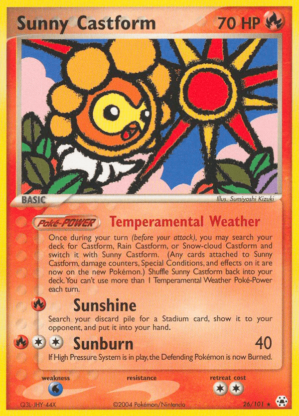 Sunny Castform — Hidden Legends #26