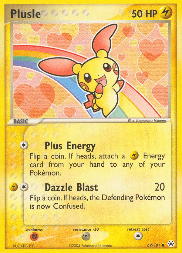 Plusle — Hidden Legends #69