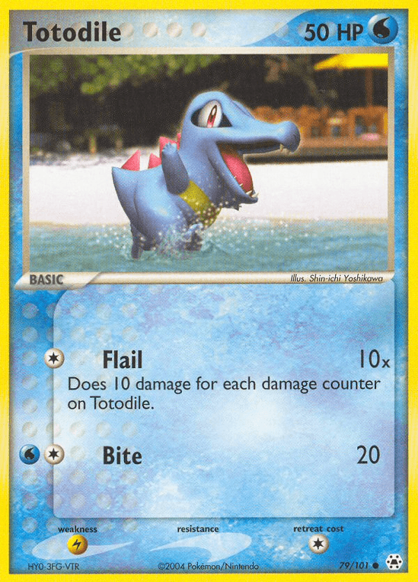 Totodile — Hidden Legends #79