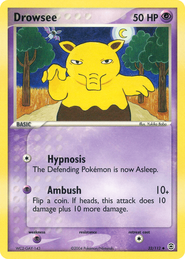 Drowzee — FireRed & LeafGreen #32